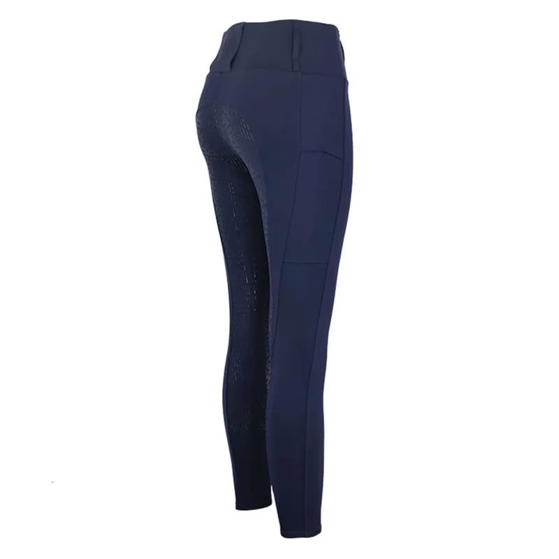 Woof Wear All Season Riding Tights - Full Seat - Navy-3